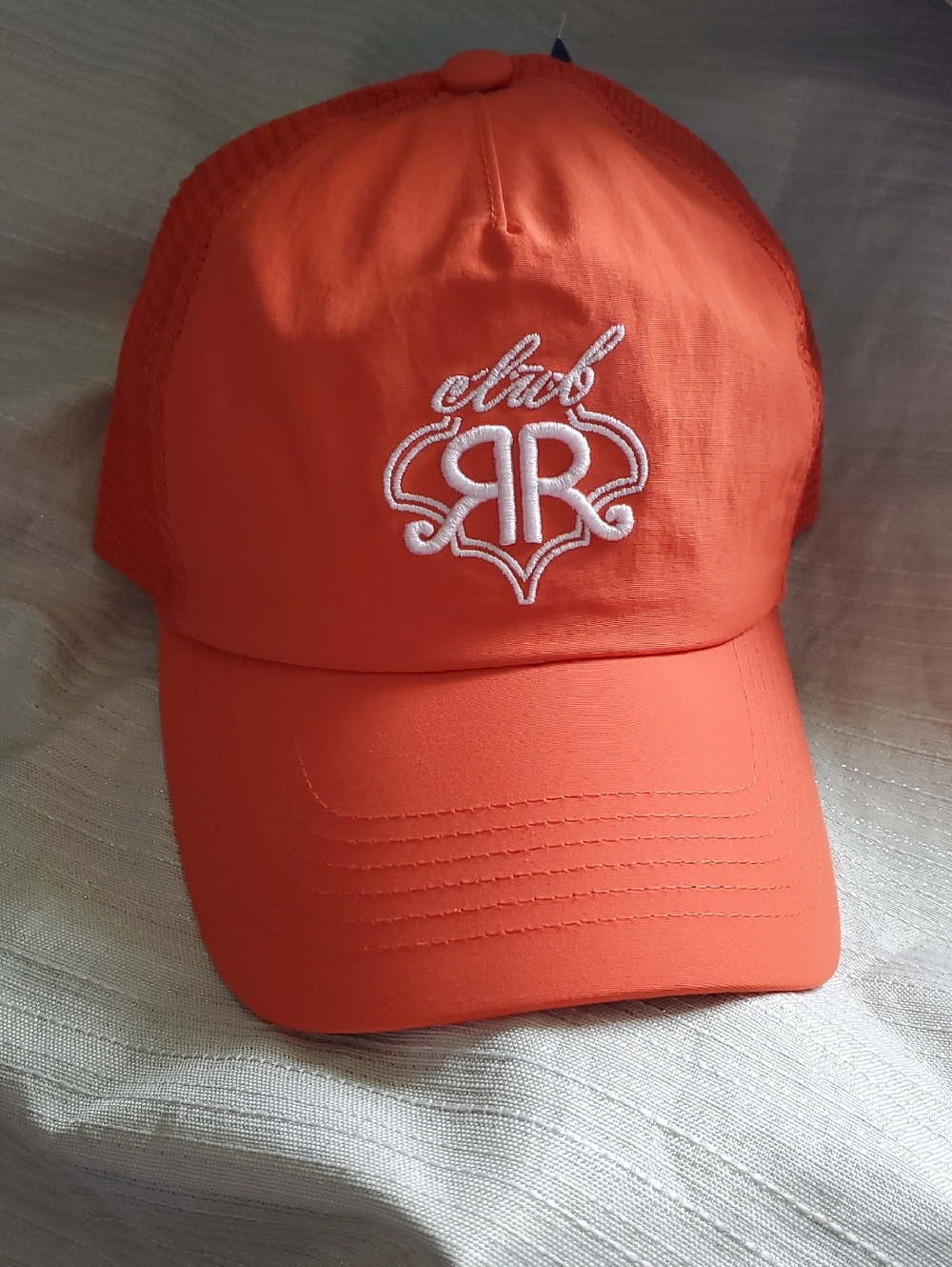 Roller Rabbit x Target Orange Logo Trucker Hat